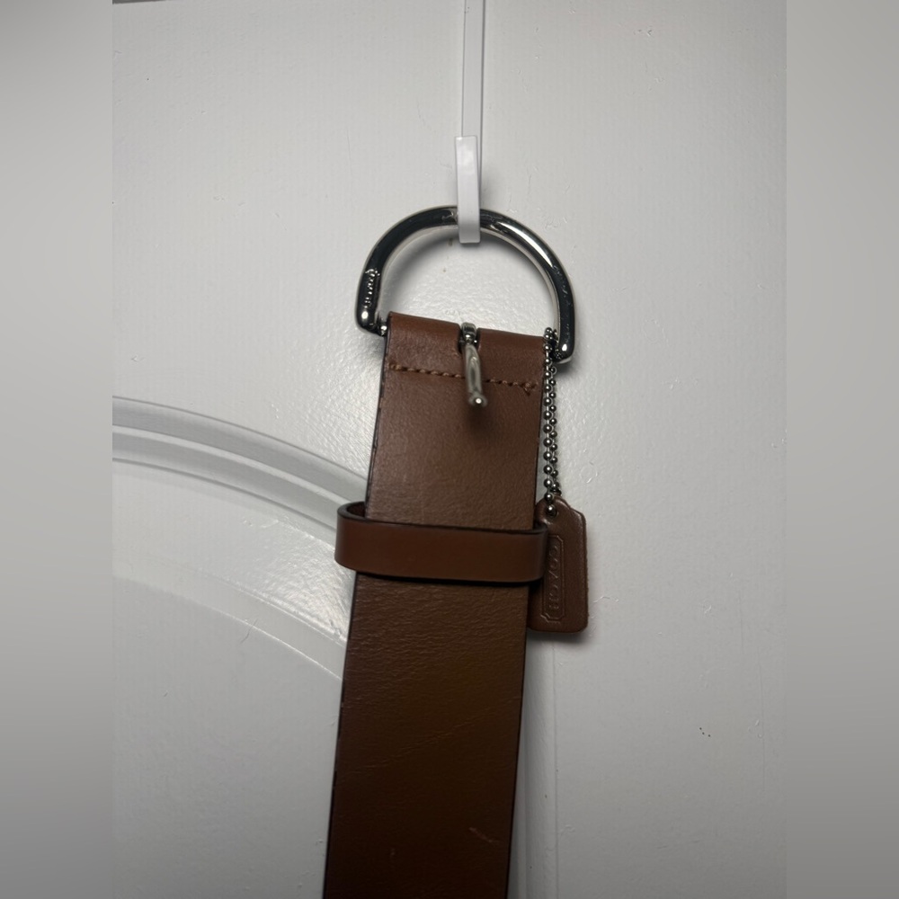 Coach Brown Leather Belt